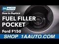 How to Replace Fuel Filler Pocket 2009-14 Ford F-150