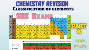 SEE Nepal. CHEMISTRY REVISION, Ch Classification Of Elements.PART4.
