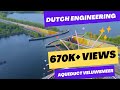 Wondrous Veluwemeer Aqueduct Water Bridge, Holland.