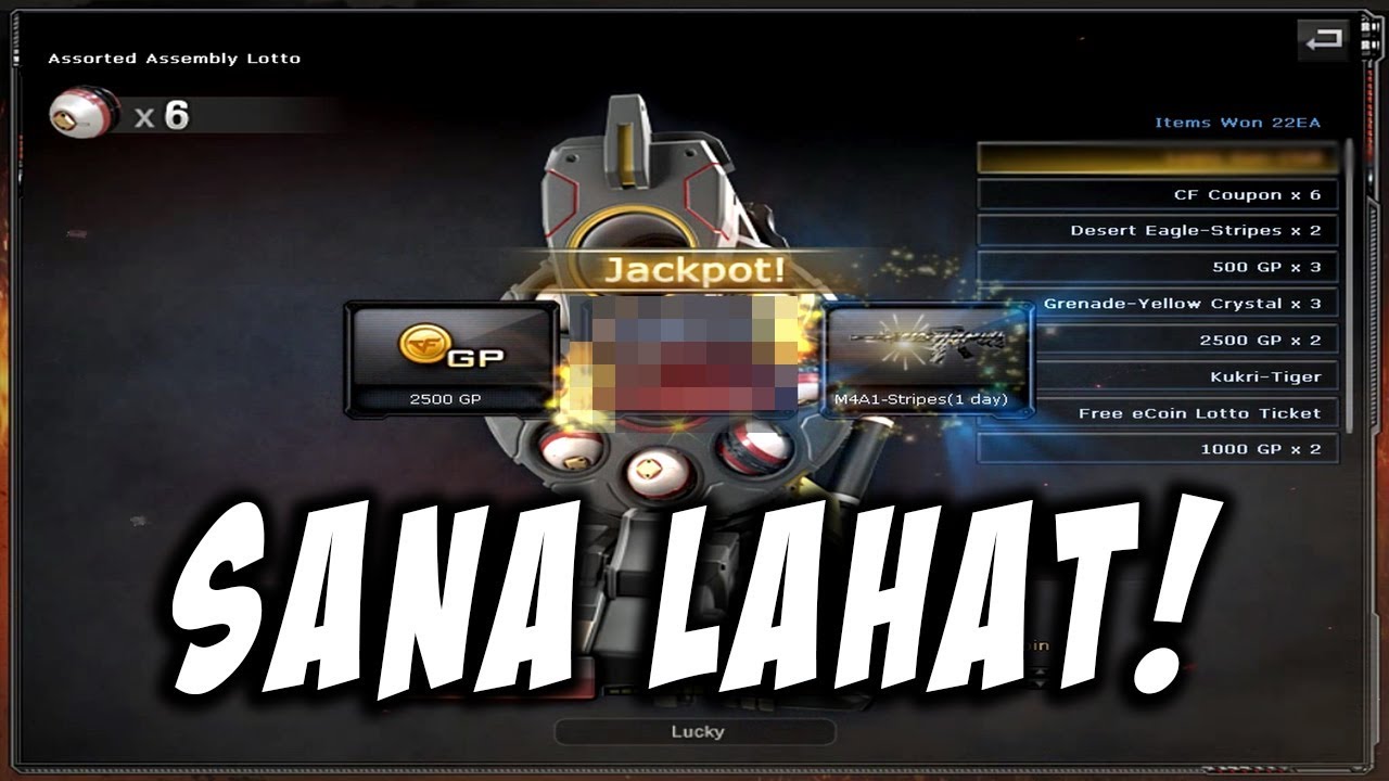 Crossfire Ph Spop X Lotto 100 Spins By Inchijou