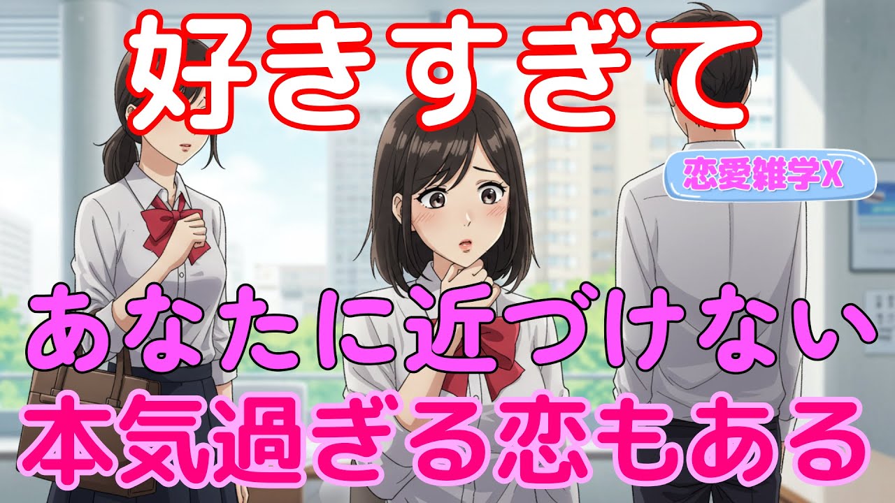 【恋愛雑学マスターＸ】好きすぎて貴方に近づけない！嫌われてる？と思ったら逆にチャンス！奥手女子だけの恋サイン暴露！ 