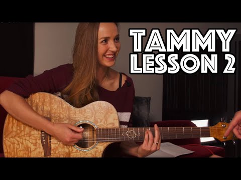 Tammy Guitar Lesson 2: Rhythm Timing, Strumming Patterns, Barre Chords, Notes On Neck and much more!