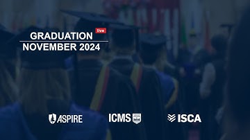 Afternoon Graduation Ceremony - November 2024