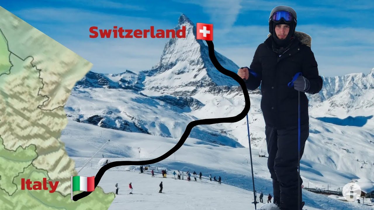 Can I Ski From Switzerland🇨🇭 To Italy🇮🇹? Come Along To Europe Pt. 2