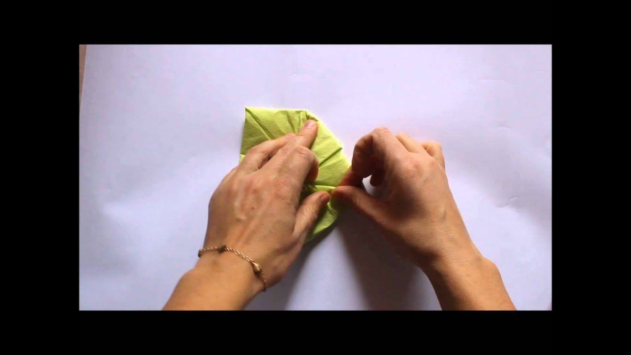 Piegare Un Tovagliolo A Stella Di Natale Youtube