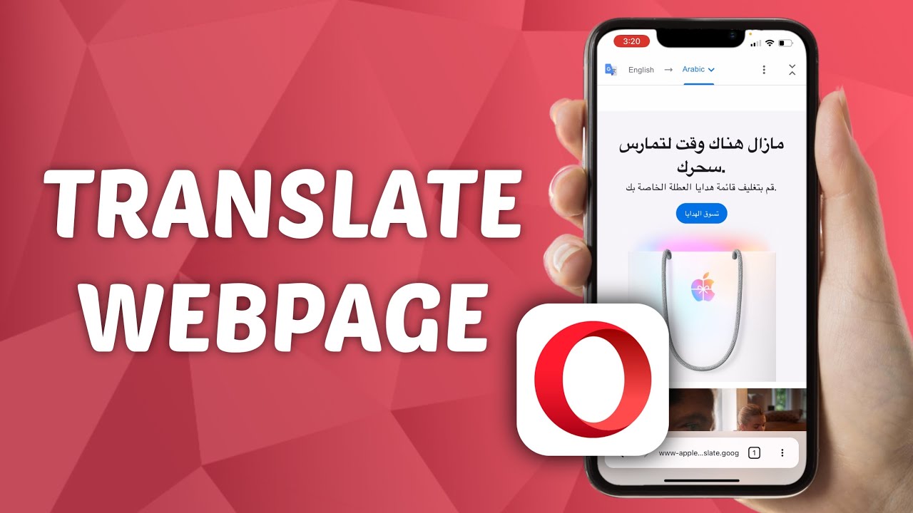 How to Translate Webpage in Opera