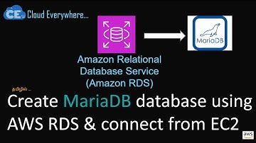 [Tamil] EC2 MariaDB Example | Create MariaDB database using AWS RDS and connect from EC2 instance