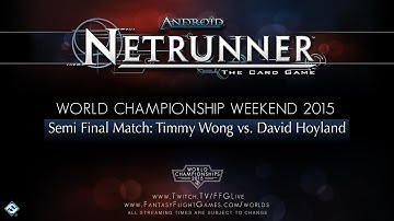 Worlds 2015 Android: Netrunner Semi Final