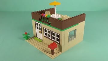 LEGO House (037) Building Instructions - LEGO Bricks How To Build - DIY
