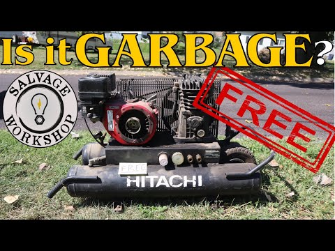 FREE?!? Gas Powered Air Compressor has MAJOR Problems ~ Can we Bring it BACK from the DEAD!?!? FREE?!? Gas Powered Air Compressor has MAJOR Problems ~ Can we Bring it BACK from the DEAD!?!?