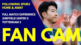 FAN CAM: Sheffield United 0-3 Tottenham: Kulusevski Brace & Porro: Spurs 5th: Into Europa League