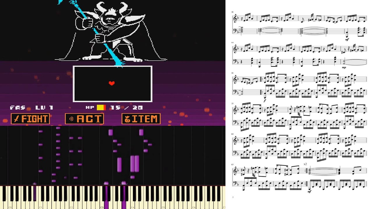 Bergentrückung/ASGORE ~ Undertale Piano Arrangement - YouTube