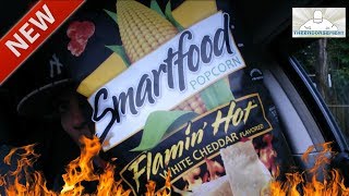 Smartfood® Flamin' Hot® Popcorn Review!🔥🧀🍿