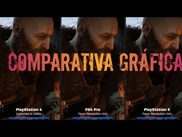 Así se ve God of War: Ragnarok en PS5 vs PS4 Pro y PS4 - Comparación -  Vandal