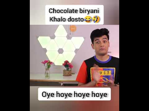 Chocolate Biryani with Slay Point | Funny reaction on biryani 😂