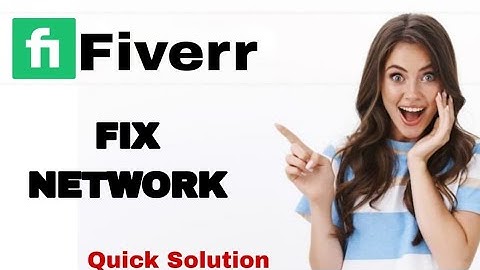 How To Fix And Solve Network On Fiverr App | Easy Fix