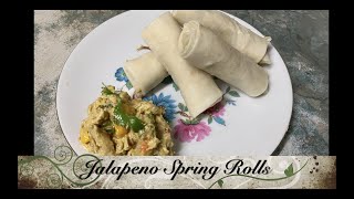 Jalapeño Cheese Spring Rolls | Ramadan Recipes | Indian Recipes