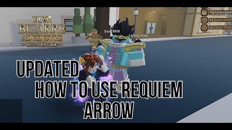 【YBA】HOW TO USE REQUIEM ARROW