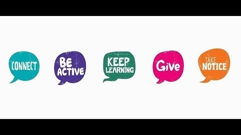 5 Ways to wellbeing Video