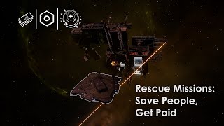 Elite Dangerous - Easy Credits, Rank, and Reputation with Rescue Missions