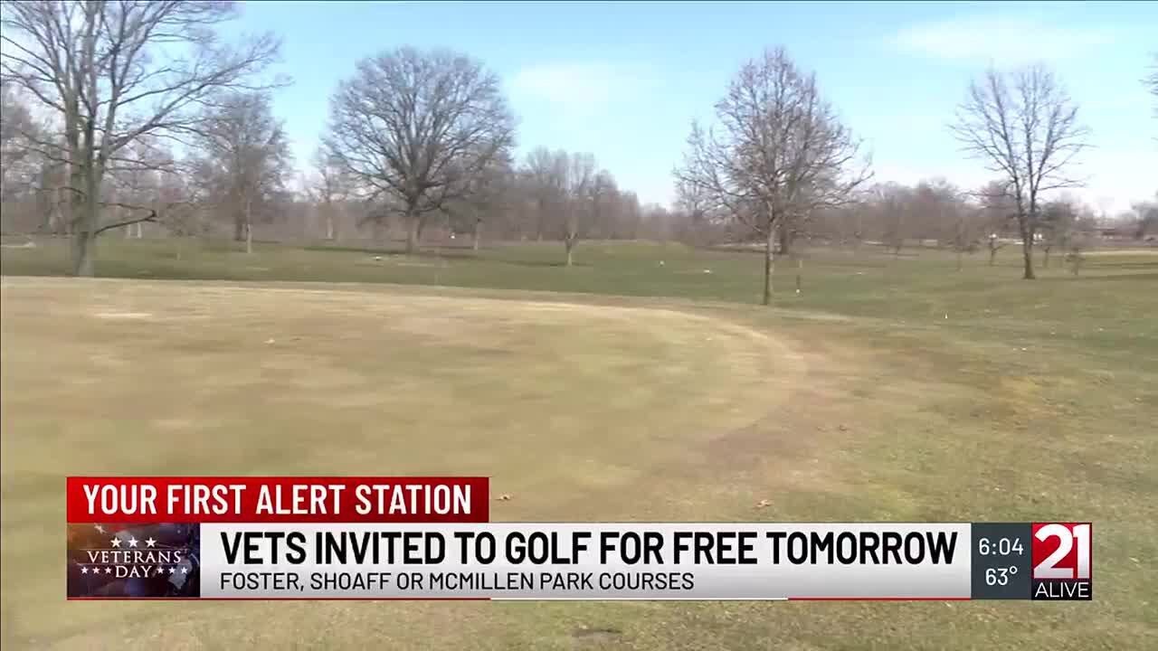 Veterans, active military personnel to golf at Fort Wayne Parks & Recreation golf courses for fre...
