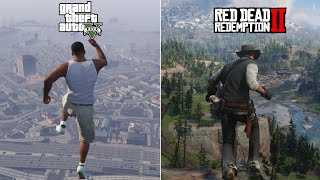 RDR2 vs GTA 5 - Details and Physics Comparison (which is best)