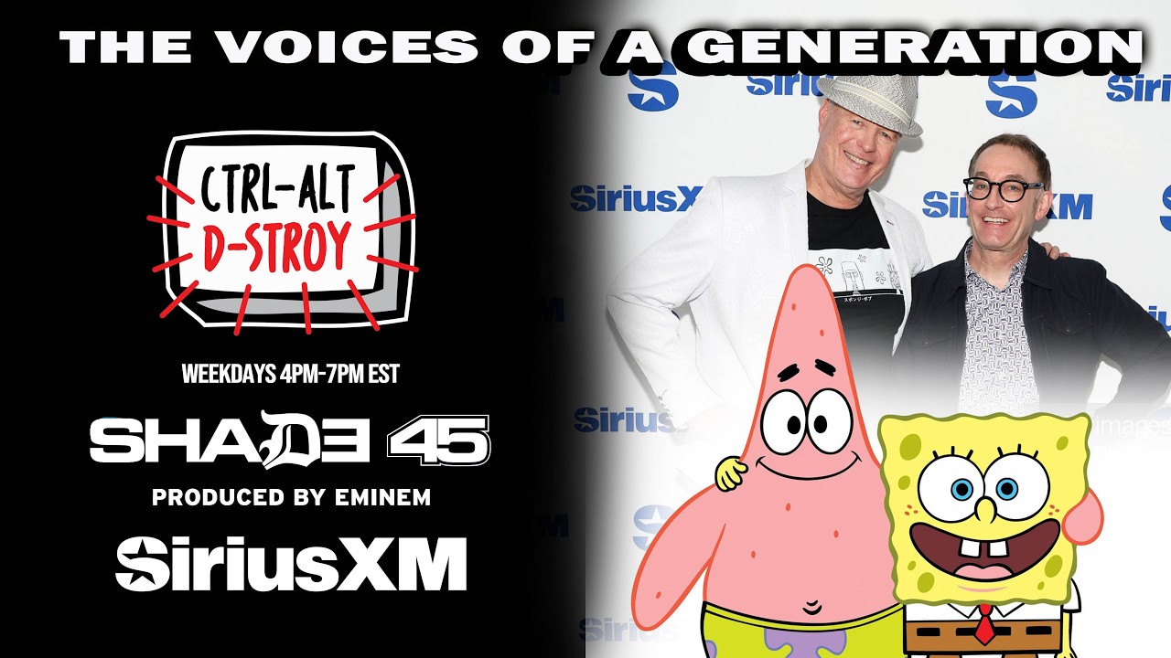 Tom Kenny: SpongeBob SquarePants and Patrick Star voice Bill Fagerbakke with DStroy Shade45 SiriusXM