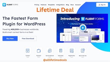 Fluent Forms Review | Fluent Forms Lifetime Deal - The Fastest Form Plugin for WordPress