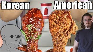 Following Instructions from Joshua Weissman (Fried Chicken  Korean v.s American)