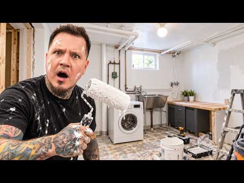 ALLT GICK ÅT PIPAN NÄR VI TOTALRENOVERADE TVÄTTSTUGAN