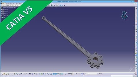 Hauptpleuel Sternmotor klein - Catia v5 Assembly Training