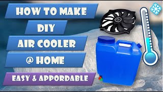 How To Make Diy Air Cooler At Home, Cheapest And Easiest Tutorials Step By Step Guide