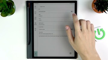 ONYX Boox Note Air 3 C – Datum en tijd handmatig instellen