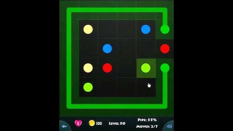 flow game facebook - beginners pack level 50 Connect the dots