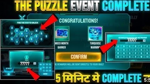 new moco puzzle event solved in 2 min🤑😎|easy trick 👌watch full video 📹😀