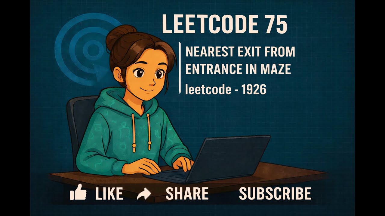 LeetCode 75   | Nearest Exit from Entrance in Maze | Leetcode - 1926