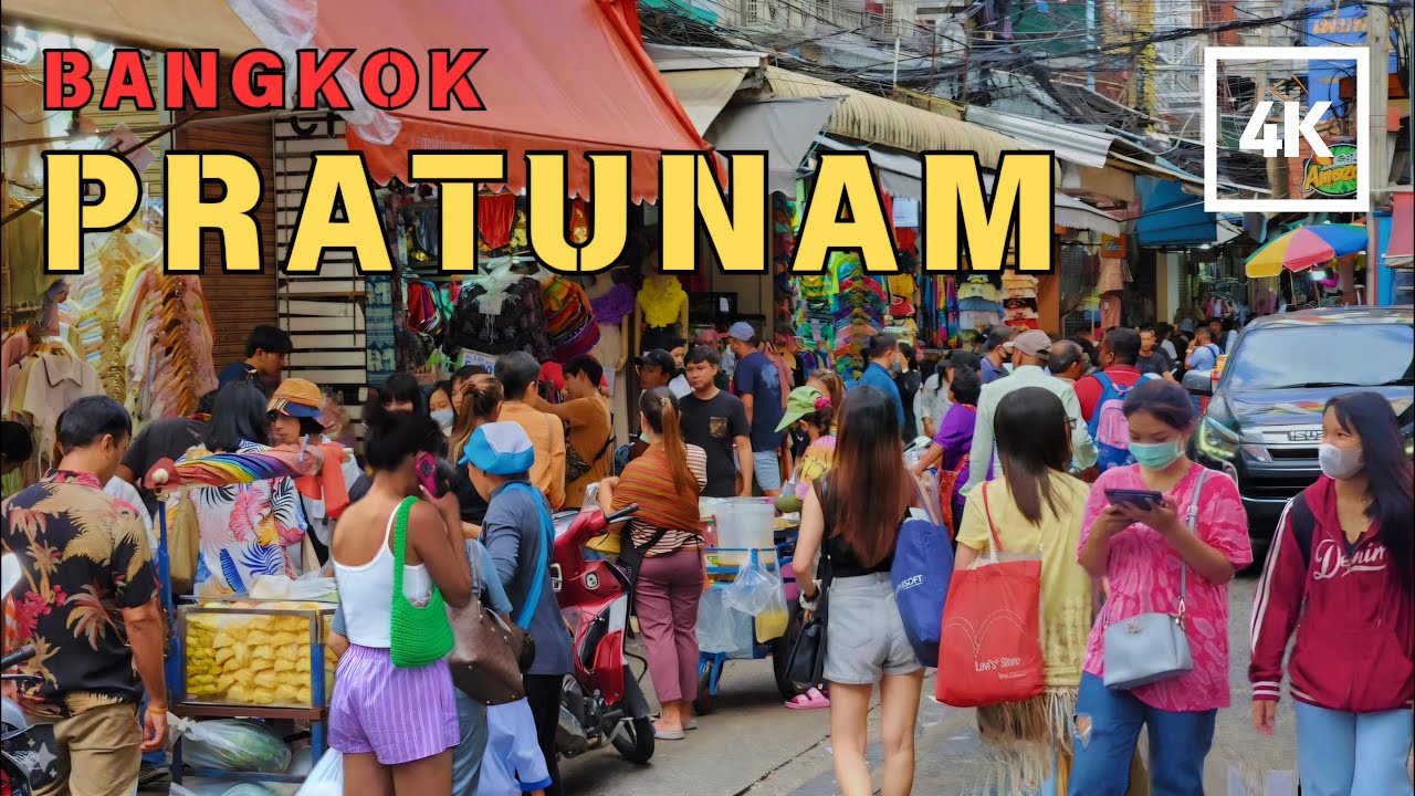 [4K UHD] Walking around Pratunam Market in Bangkok | The Best Clothing Market in Bangkok