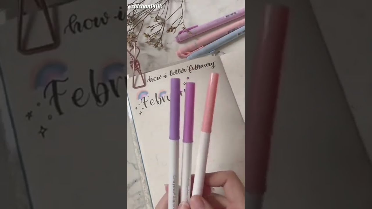 Cool Header Ideas For February 💖✨ Bullet Journal Headers🌼🌼Cute And Easy Bojo Ideas