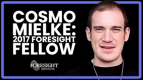 Cosmo Mielke, 2017 Fellow in Longevity - Foresight Institute