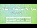 شرح أبواب النكاح والطلاق من الموطأ 01 النكاح الشيخ عبد الكريم الخضير 