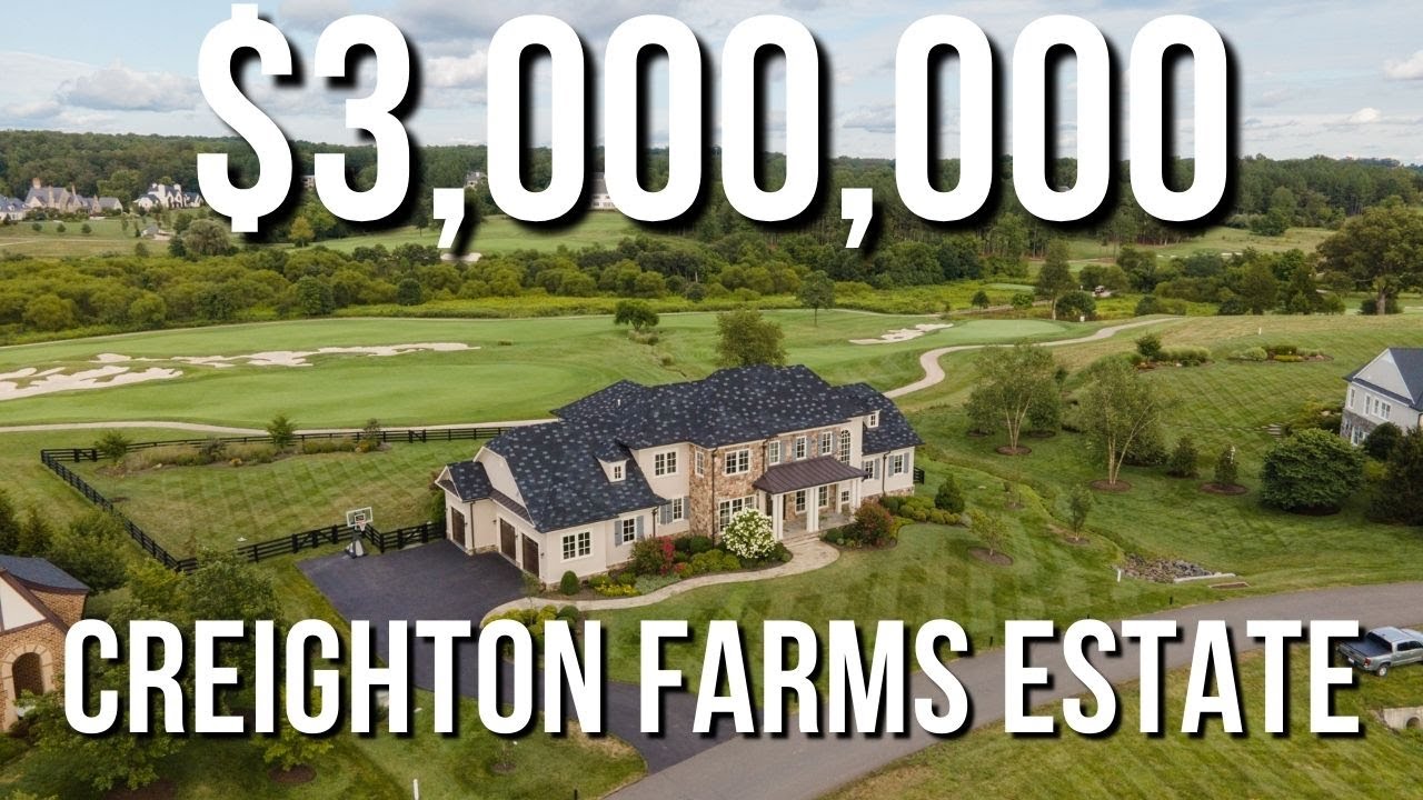 Inside A 3 Million Creighton Farms Estate Mansion Tour 4k Youtube