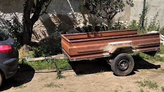 Crusty trailer restoration Restauration d&#39;une remorque