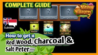 How to get : CHARCOAL, RED WOOD, SALT PETER - Virtual Villagers Origins 2 screenshot 5