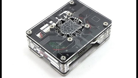 Zebra Virtue by C4Labs - Black Ice w/ FAN - Cool Pi Case