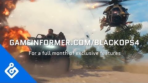 Call Of Duty: Black Ops 4 Exclusive Coverage Trailer