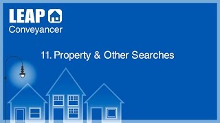 LEAP Conveyancer Training - Property & Other Searches