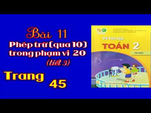 Video Vở bài tập toán lớp 2 Kết nối tri thức | Bài 11 Phép... - YouTube