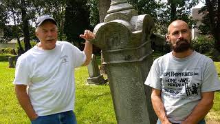 Trustees at historic Rowland Cemetery in Canton, OH. talk about their calling.