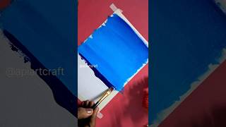 How to draw a beach ⛱️ 😊|#art |#drawing |#canvas |#shorts