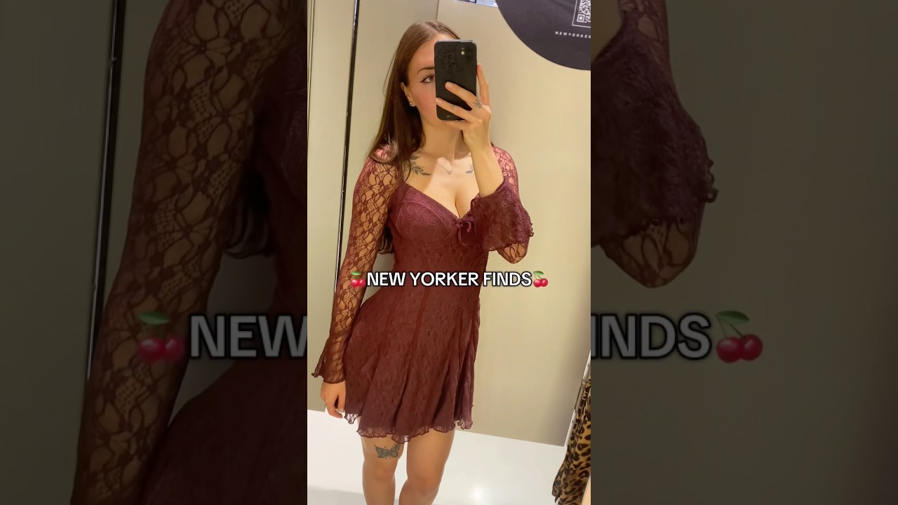 New yorker try on haul zomer 2025 🍒 deze cherry dress is toch geweldig?? 